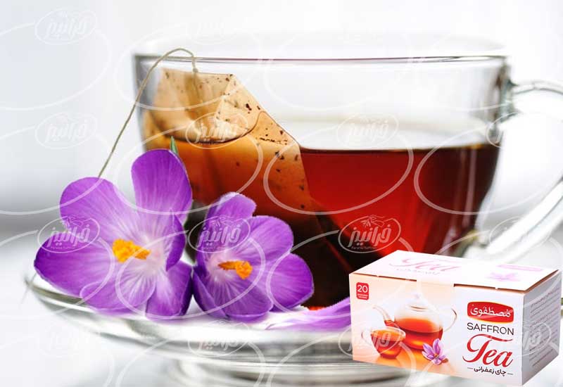چای زعفران مصطفوی در بسته بندی متنوع
