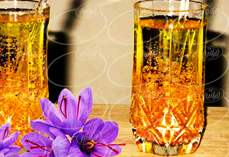 سفارش و خرید شربت گلاب زعفران ایرانی