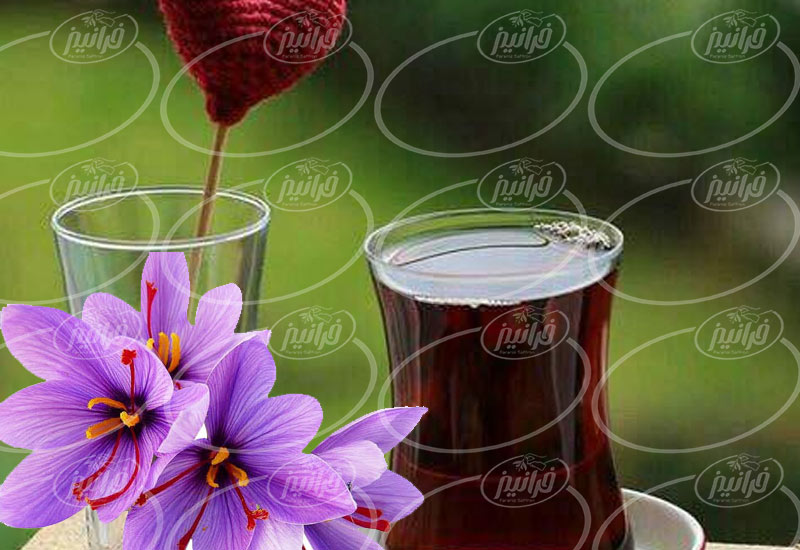 فروش چای زعفران کیسه ای به قیمت درب کارخانه